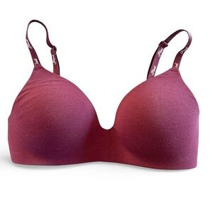 Victoria's Secret PINK Purple Rose Non Wired Lightly Lined Bra Size 36C